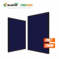 Bluesun PV Leverandør 60 Cell 290Wp Solar Panel Full Black Polycrystalline Silicon Solar Module 290Watt 290W