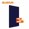 Bluesun PV-modul polykrystallinsk solcellepanel 345W 345Watt 345 W svarte solcellepaneler til hjemmet