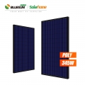 Bluesun PV-modul polykrystallinsk solcellepanel 345W 345Watt 345 W svarte solcellepaneler til hjemmet