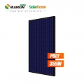 Bluesun 72 Cells Black Frame Solcellepanel polykrystallinsk 355W 355Watt 355Wp 36V Solar PV-modul