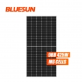 Bluesun mono perc solcellemodul 425w halvcellepanel solcellepanel 425 watt 430w 440w 450wp solcellepaneler