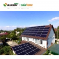 Bluesun Shingled Solar Panels EU Stocks Full Black 410W Solar Panel Overlapp PV Module 410Watt