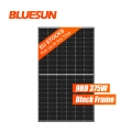 Bluesun EU Stocks Mono-ansiktsbehandling 166 mm svart ramme 375 W solcellepanel