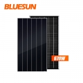 Bluesun TUV-sertifisert shingled solcellepanel 670Watt dobbelglass solcellemodul 670W bifacial solcellepanel 670 watt