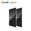 USA Warehouse 550W bifacial solcellepanel UL-sertifisering Høyeffekt doble glass 550 watt solcellepaneler i California

