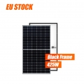 forhåndssalg! bluesun EU lagerfører 54-cellers svart ramme 425watt solcellepanel 182mm solcelle solcellepanel 425W PV-modul
