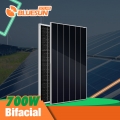 Bluesun nye høyeffektive shingled bifacial solcellepanel N-Type monokrystallinske 700 watt solcellepaneler
