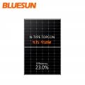 Bluesun høyeffektiv svart ramme pv solcellepanel 450watt jet n-type 450w mono shingled solcellepaneler pris