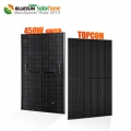 440W solcellepanel Topcon All Black For kommersiell bruk i hjemmet