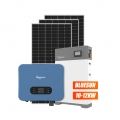 bluesun solar 5KW 8KW 10KW 12KW energilagringssystem hybrid litiumbatteri solenergivegg for boligbruk
