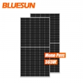 Bluesun MBB Half Cell monokrystallinske 560 watt solcellepaneler 560w 550w 555w halvkuttede solcellepaneler
