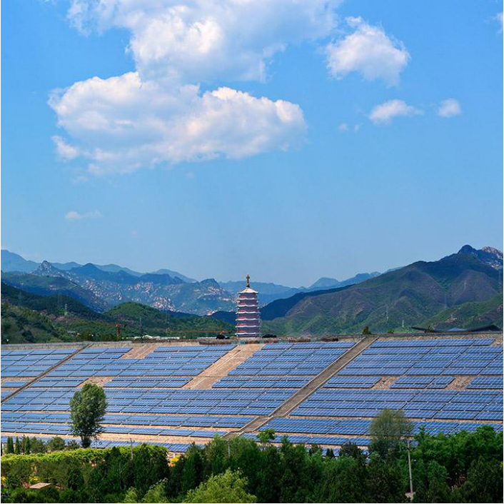 550kw på grid pv kraftverk i Kina