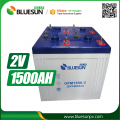 2V 1500AH solcellebatteri aa oppladbart for solcellepanel