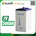 Gel Batteri 2V 500AH Elektroniske Batterier For Hjem Solar System