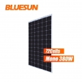 Bluesun hot sell mono bifacial solcellepaneler 380W 390W 400W solcellepanel pris