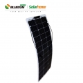 Bluesun beste fleksible solcellepanel 50w 80w 160w ETFE monopanel solcellepanel