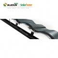 Bluesun 30W Solar Tiles Tak Fotovoltaisk Dual Glass Triple-Arch Tile 30 Watt Takstein