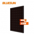 Bluesun Europe lager skattefri solcellepanel 320 watt helsvart mono 320w helsvart silisium solcellepanel