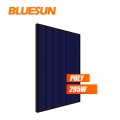 Bluesun polykrystallinsk 295 watt helsvart solcellepanel 295W 295Wp 60 celler poly PV-modul