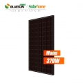 Bluesun Panel Solar Monokrystallinsk helsvart ramme 370 Watt 370 Wp 370 W PV-modul