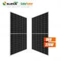 Bluesun Half Cut Cell PV-moduler Perc Solar Panel Mono 370W 370Wp 370Watt Solar Panels