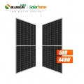 BluesunHigh Efficiency Solar Module 144cell Half Cut Perc Solar Panel 440Watt 440W Black PV Module 440Wp Paneles Solares