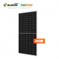 345W Bluesun Solar 340W 345W 350W Fotovoltaisk 60Cell 345Watt Mono PERC Half Cut PV-paneler