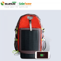 Bluesun Gratis frakt Solar Bag Med Tynn Film Solar Panels Poser Outdoor Sports Solar Ryggsekk