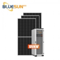 Bluesun Solar Energy Storage System Batteri 10KW 12KW 30KW 50KW 100KW Kommersielt solcellesystem 100kva 100 Kw Solar Power Hybrid Off Grid System