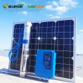 CE-sertifisert AC/DC 48V solenergi vannpumpe 110v 1500w solpumpe 2HP Solar Vannpumpe for dyp brønn