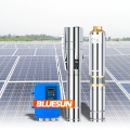 Sørøst-Asia Market Solar DC pumpe 4 tommer 60M hode 1500W 2HP Solar DC pumpesystem for landbruk