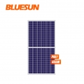 Bluesun Solar Halvcelle PV-modul Dobbeltglass polykrystallinsk 340W 350W 355W Solcellepaneler i Afrika
