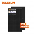 Bluesun USA UL-sertifisering Svart PV-panel 370Watt Monokrystallinske solcellepaneler Halvcelle 370Wp PV-modul
    