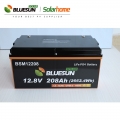 Bluesun oppladbare batterier Lithium-ion 12V 200Ah LifePO4 Lithium Solar-batteri 200Ah DOD-batteri