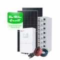 Tilpasset kommersiell bruk 100kw 50kw hybrid solcellesystem med 200kwh litiumbatteri solsystem