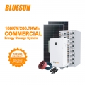 Tilpasset kommersiell bruk Hybrid solenergisystem Off Grid 50 kw 100kw 150kw 200kw