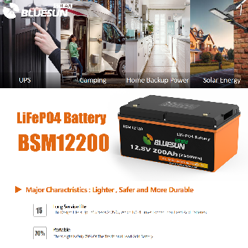 oppladbart lifepo4 litiumbatteri for energilagringssystem
