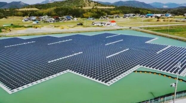 Landet er ikke nok Japan til å bygge verdens største flytende solkraftverk