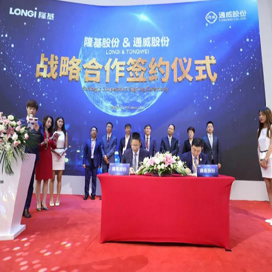 formell signering! Tongwei joint stock og lungji joint stock inngått 15gw strategisk samarbeidsavtale