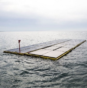 Offshore PV-systemet går online i Nordsjøen