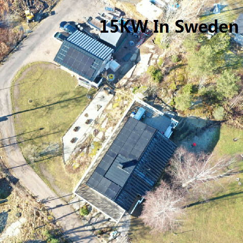 Bluesun 15KW solsystem i Sverige
