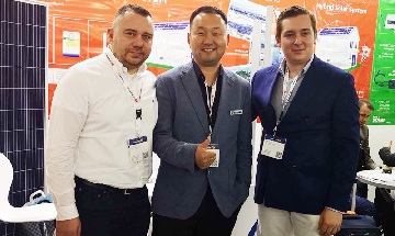 bluesun solar globale utstillinger --- 2019 intersolar i München, Tyskland