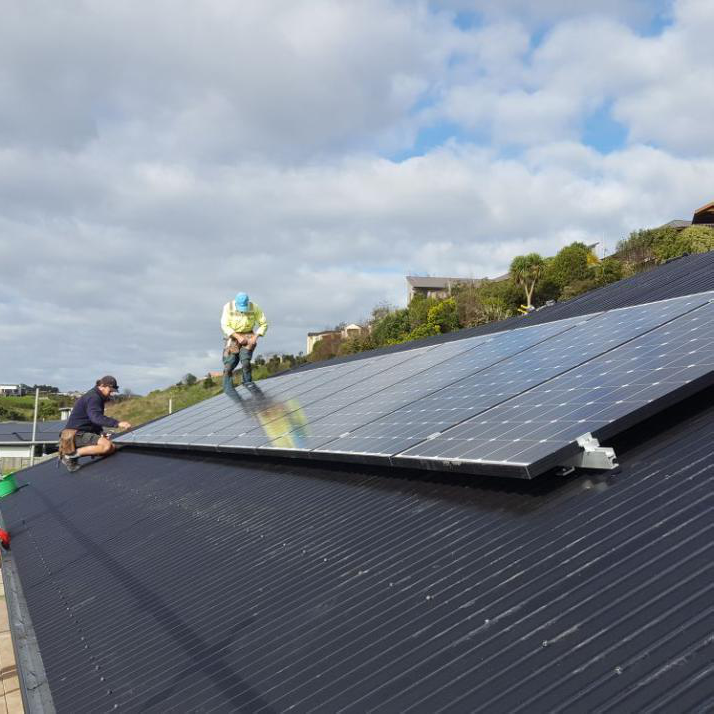 3kw på grid solsystem i New Zealand for bolig