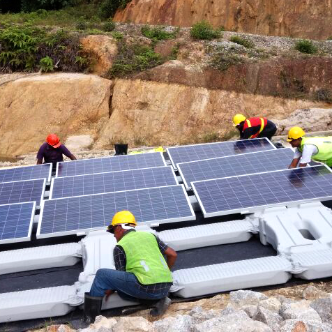 270Kw flytende solenergi plante i Malaysia