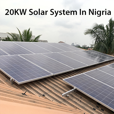bluesun 20kw privat solsystem i nigeria
