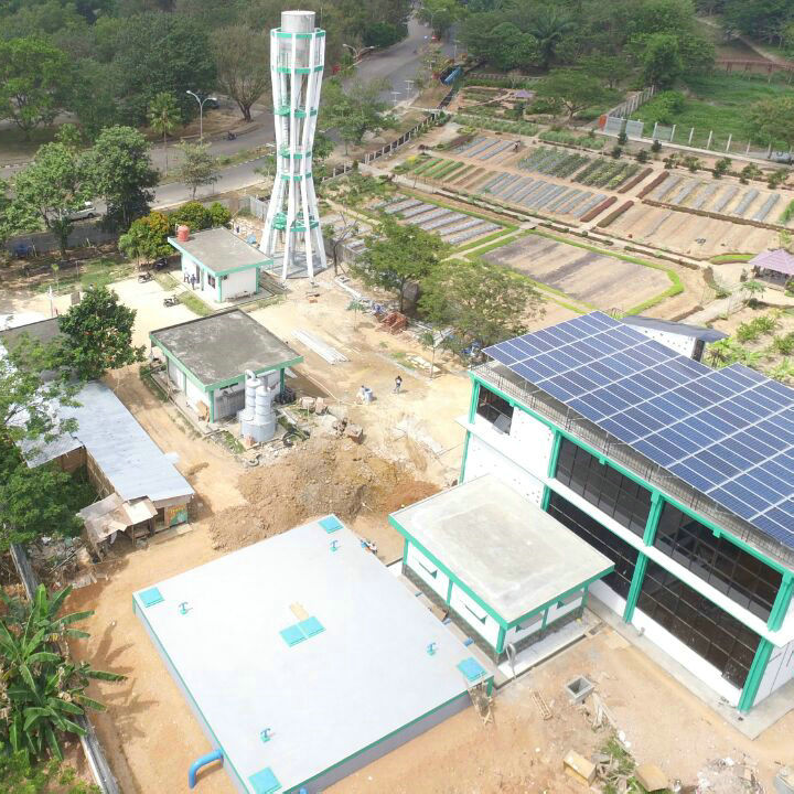 30kw hybrid solsystem i Indonesia til kommersiell bruk