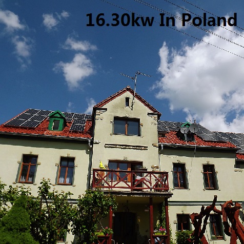 Bluesun 16.30 KW Bolig Solar System I Polen
