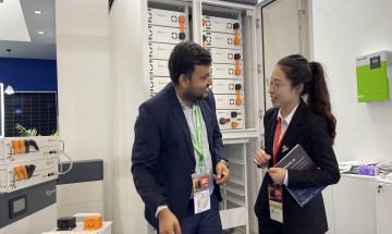 Bluesun-teamet på SNEC PV POWER & Energy Storage EXPO 2023 i Shanghai, Kina