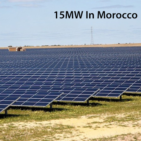 15 mw solkraftverk i Marokko