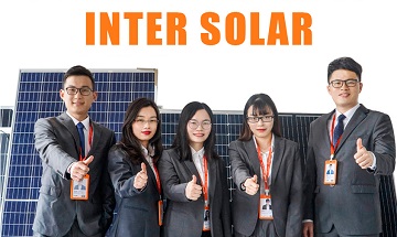 bluesun på inter solar solenergi teknologi utstilling i munich, tyskland, 2019